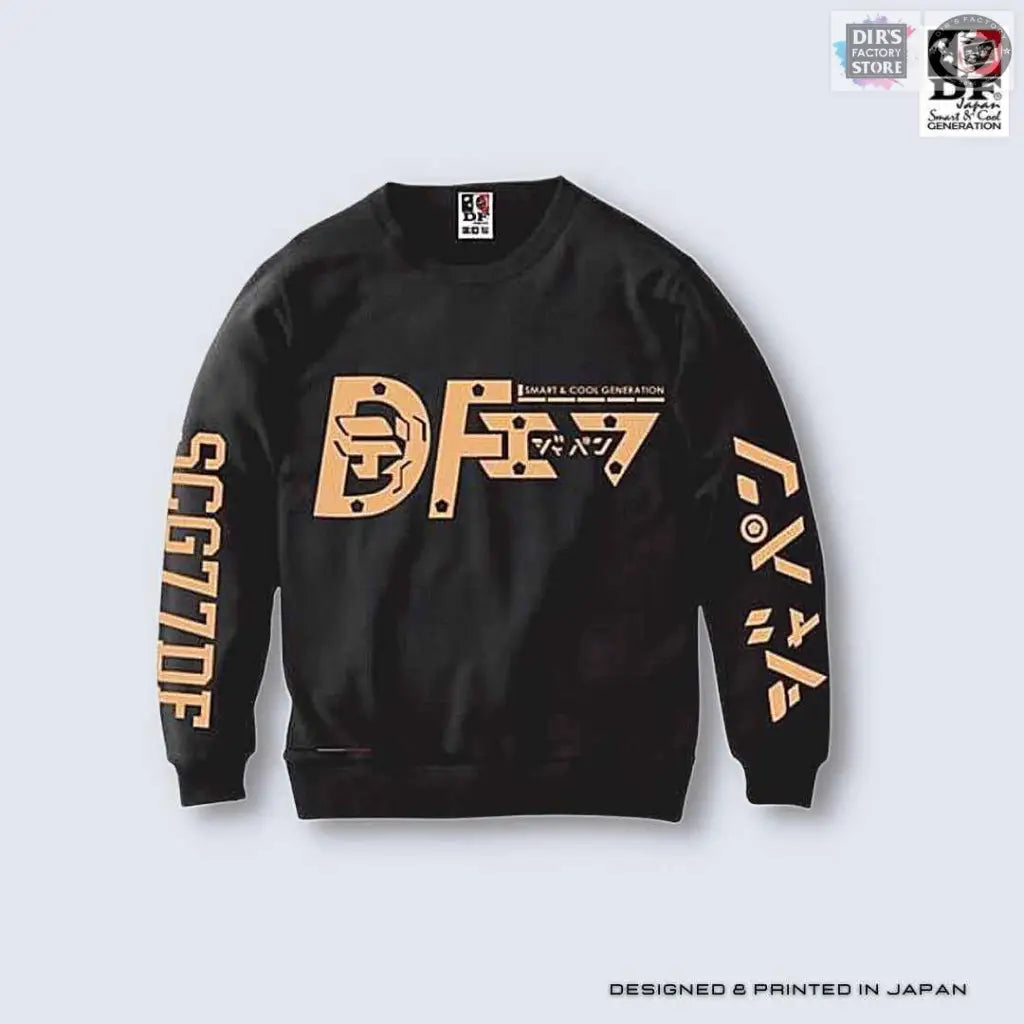 Hsw-(Gl/Sv/Wh)14Df - Scg77Df 005.Black / Gold 100 Sweatshirt Hoodie