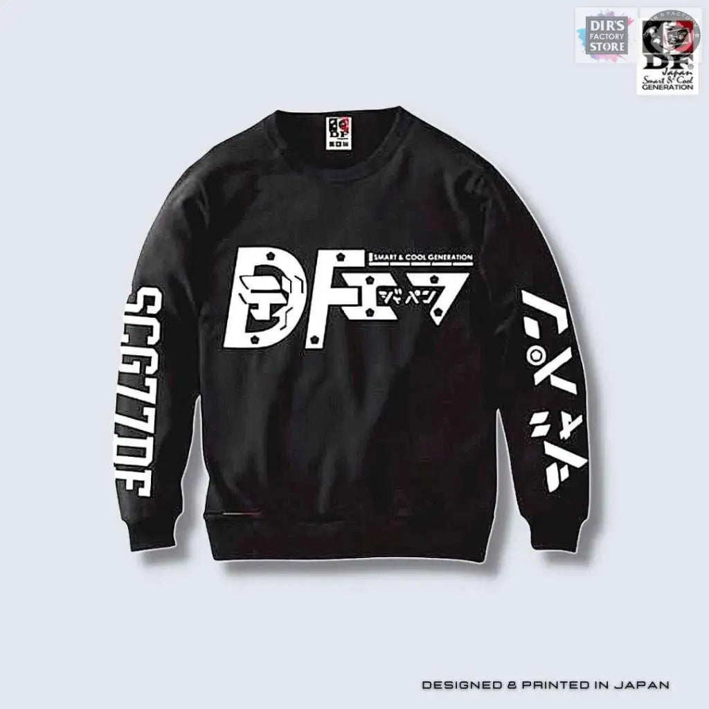 Hsw-(Gl/Sv/Wh)14Df - Scg77Df 005.Black / White 100 Sweatshirt Hoodie